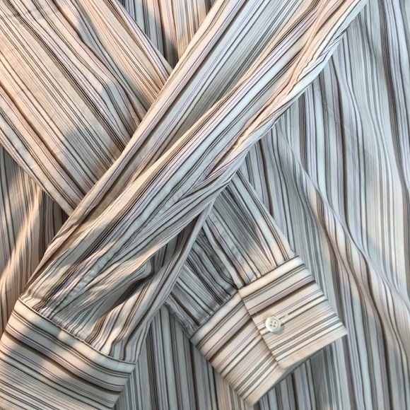 Prada Striped Dress Shirt Men’s 42 and 16.5 - Picture 8 of 9